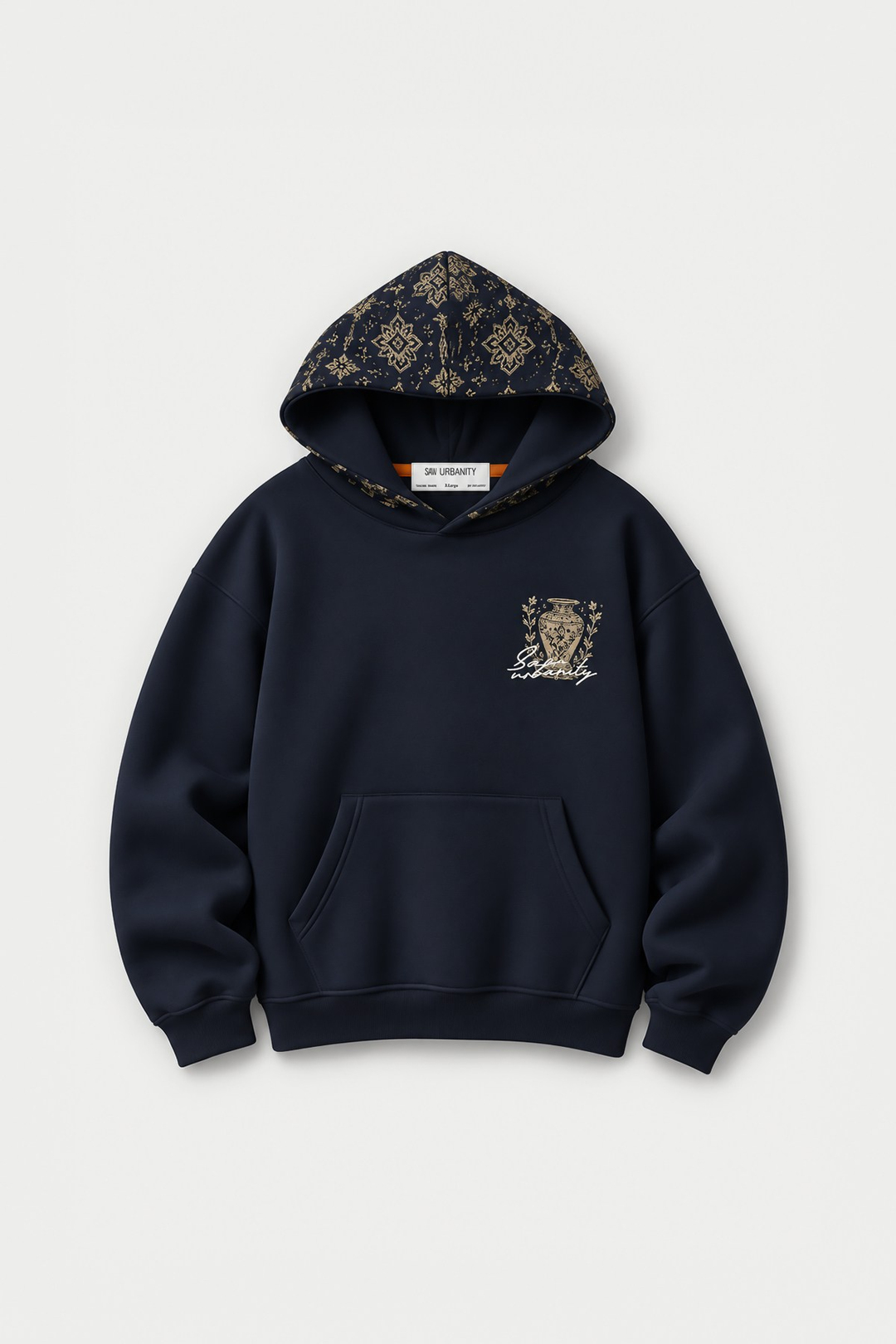 Courtyard Tales Oversize Erkek Sweatshirt Lacivert