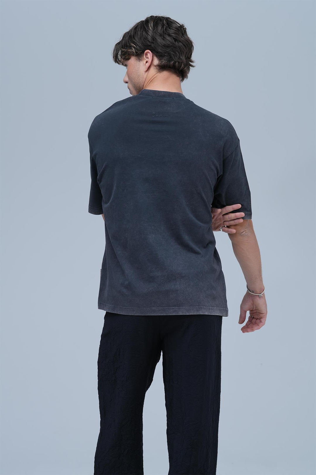 Dreamwashed Oversize Tişört Erkek Siyah