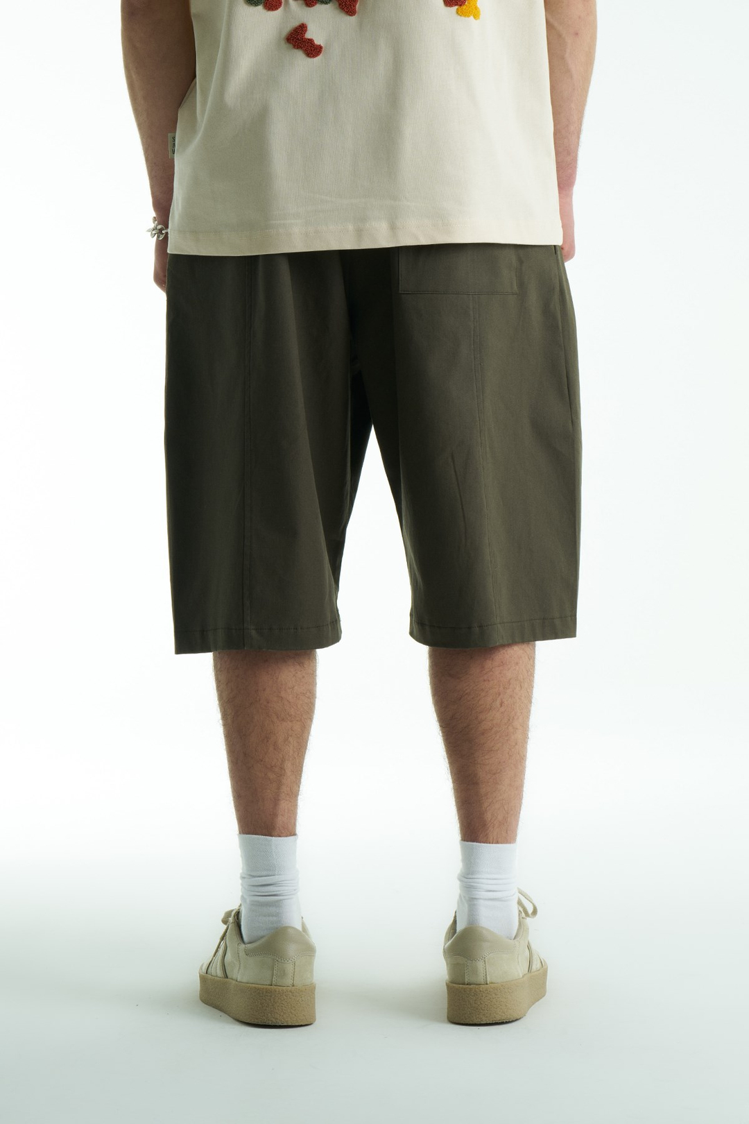 Easen Relaxed Fit Erkek Şort Haki