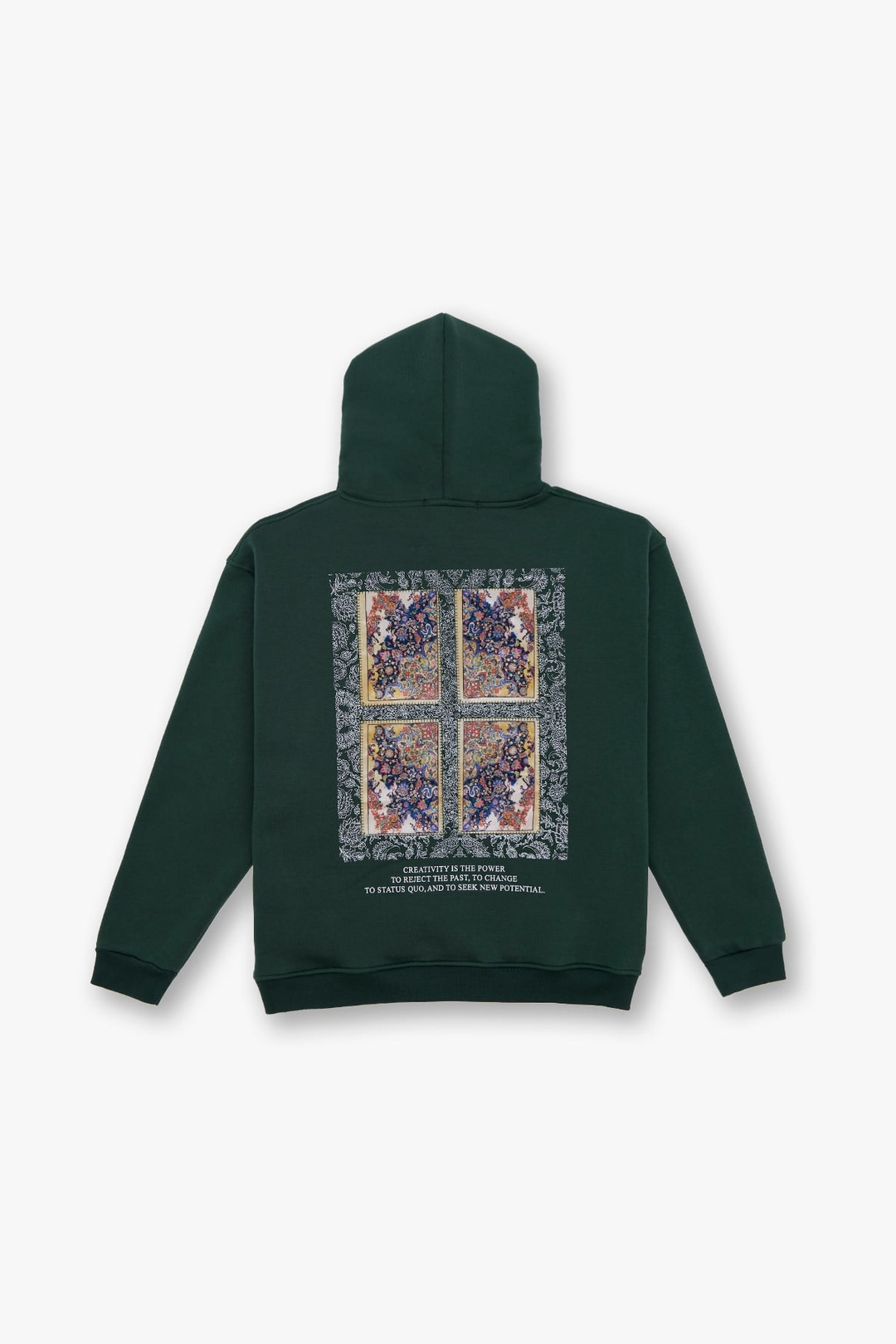 Endless Metamorphosis Oversize Sweatshirt Erkek Yeşil