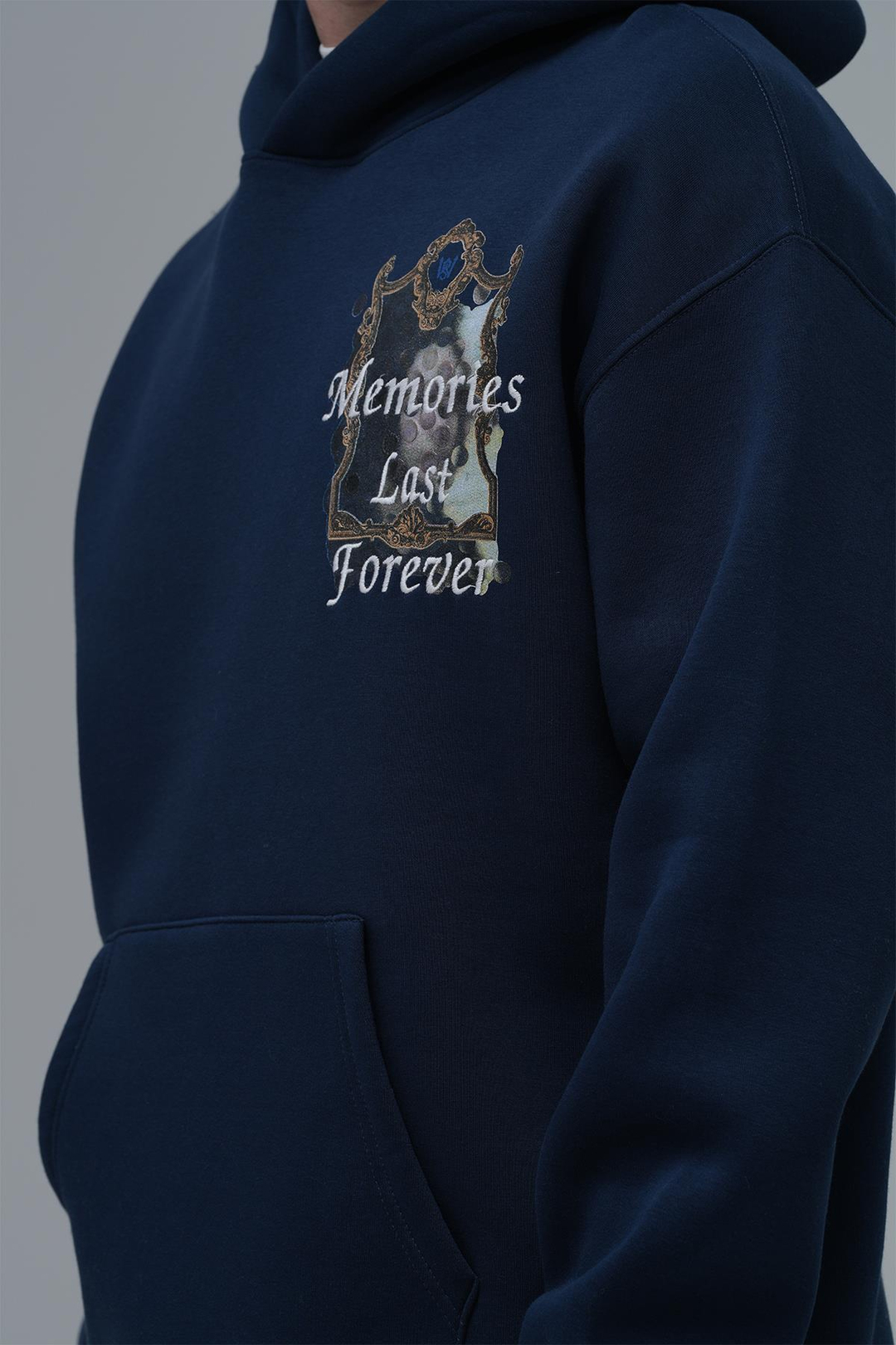 Eternal Frame Oversize Sweatshirt Erkek İndigo