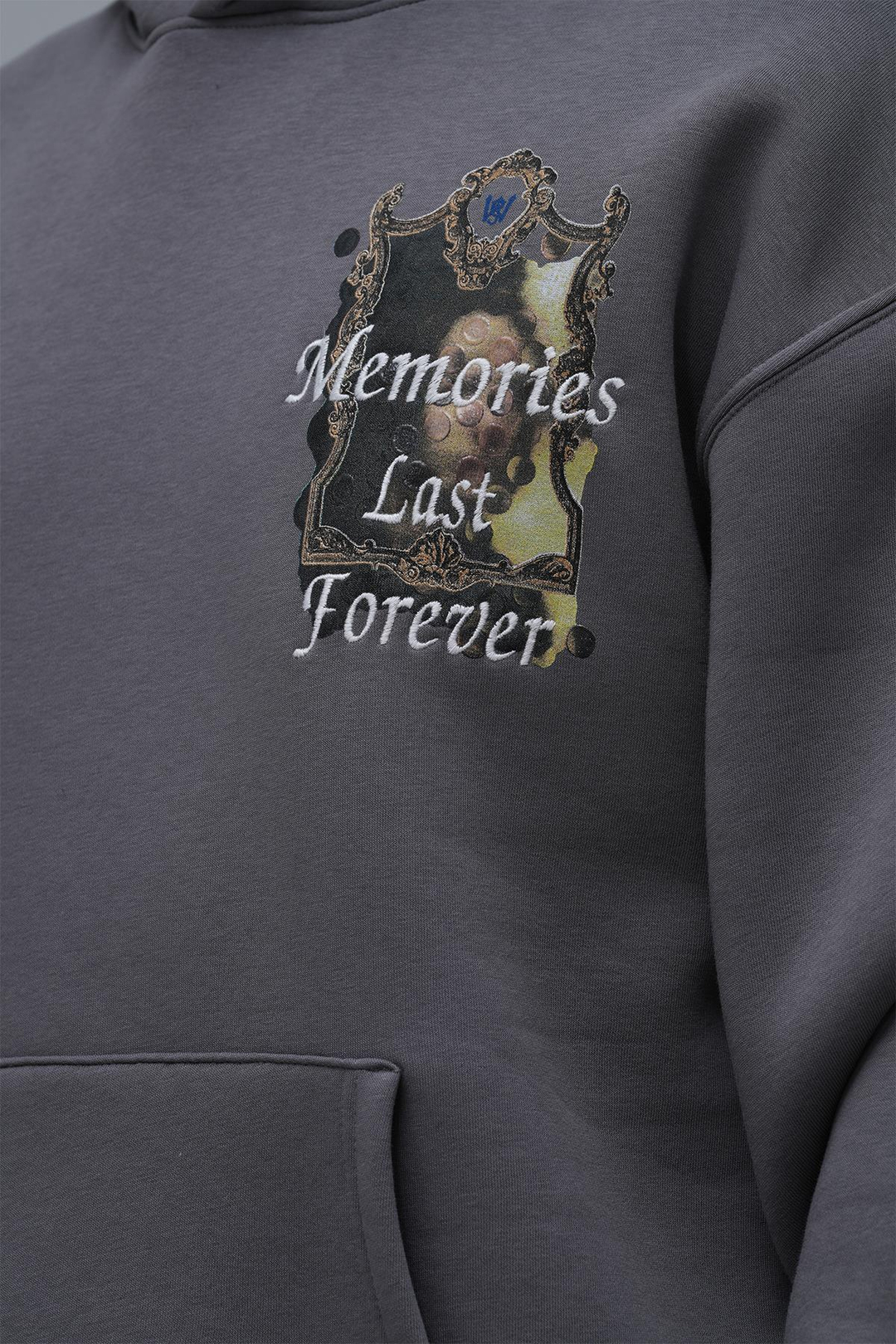 Eternal Frame Oversize Sweatshirt Erkek Füme