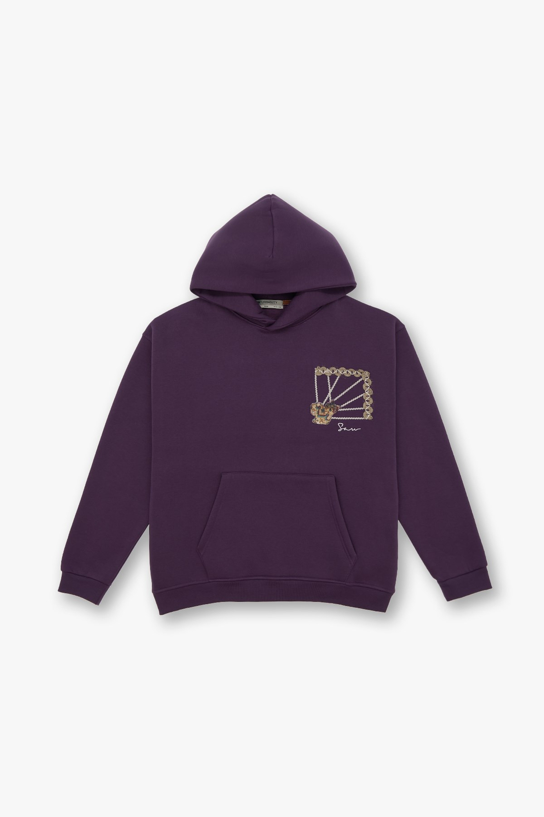 Heritage Threads Oversize Sweatshirt Erkek Mor