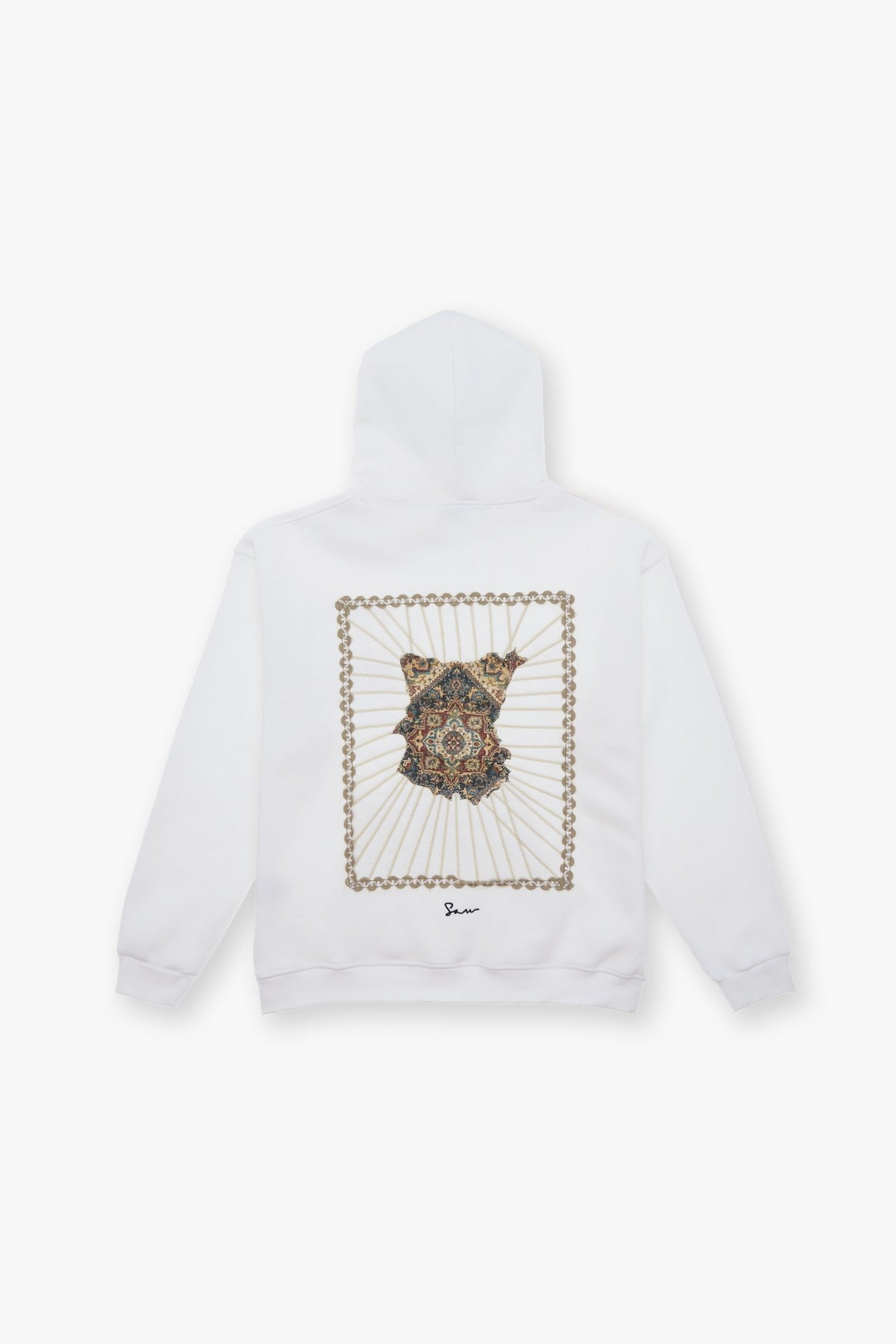 Heritage Threads Oversize Sweatshirt Kadın Ekru