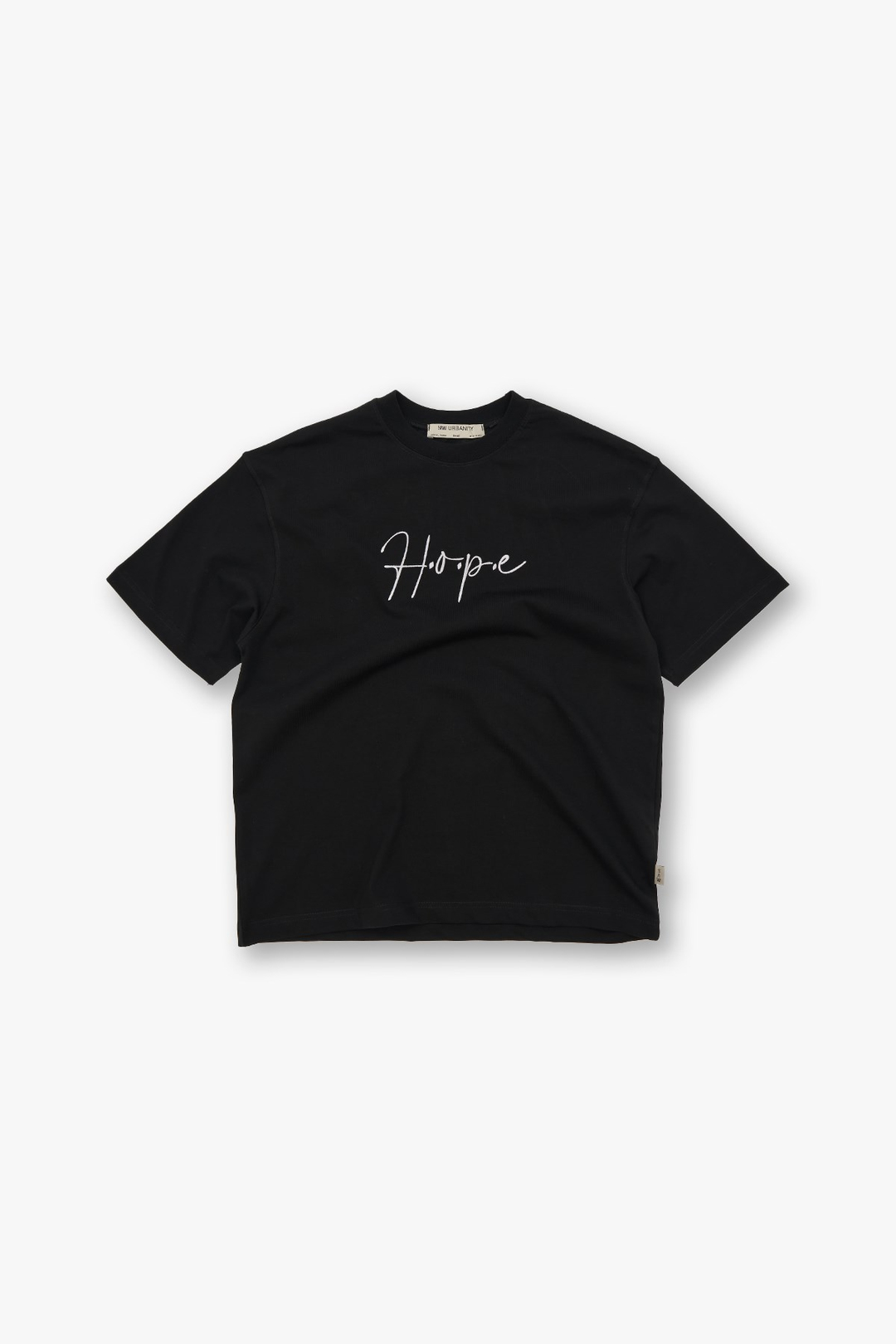 Hope Oversize Tişört Kadın Siyah