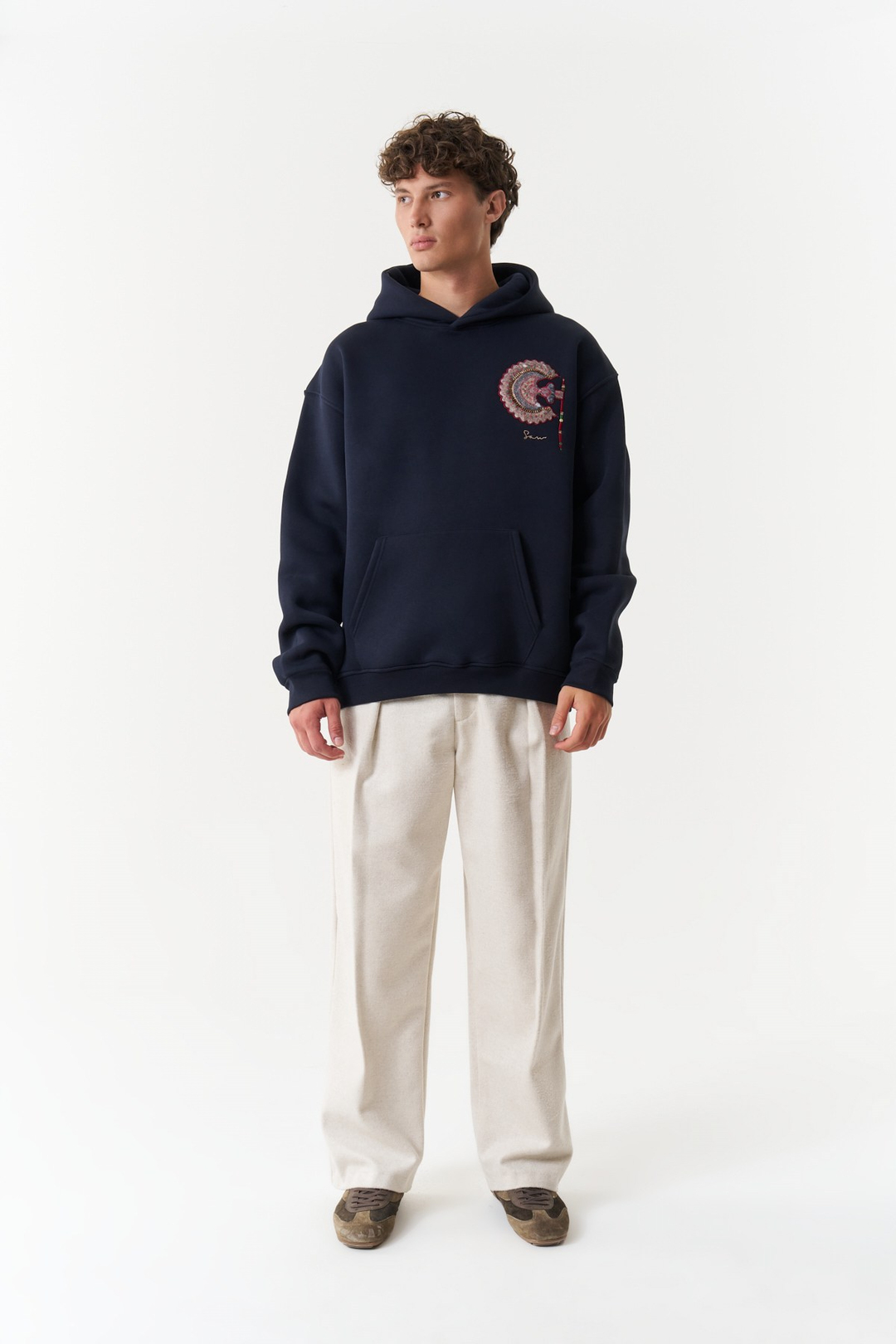 Imperial Relic Oversize Erkek Sweatshirt Lacivert