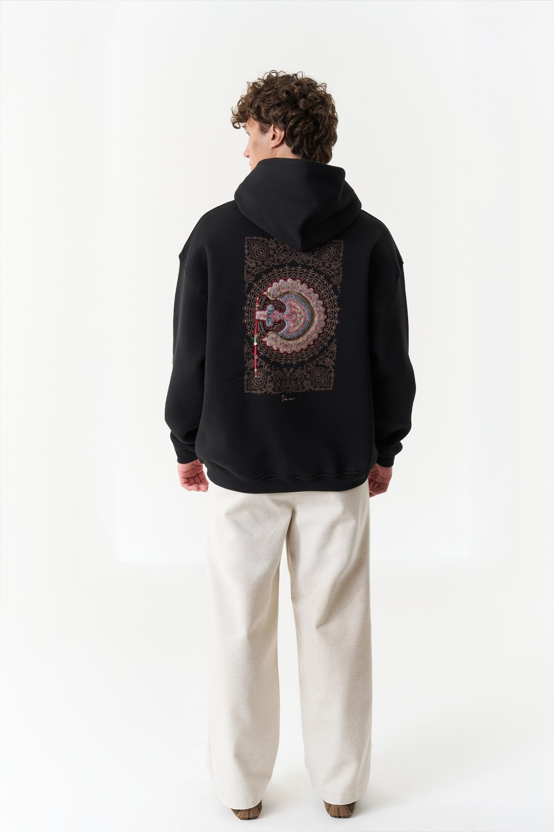 Imperial Relic Oversize Erkek Sweatshirt Siyah
