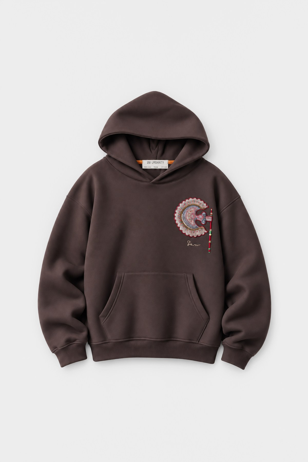 Imperial Relic Oversize Erkek Sweatshirt Kahverengi