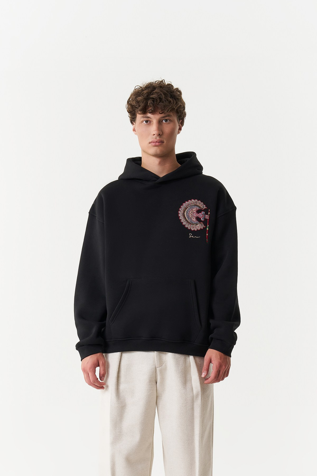 Imperial Relic Oversize Erkek Sweatshirt Siyah