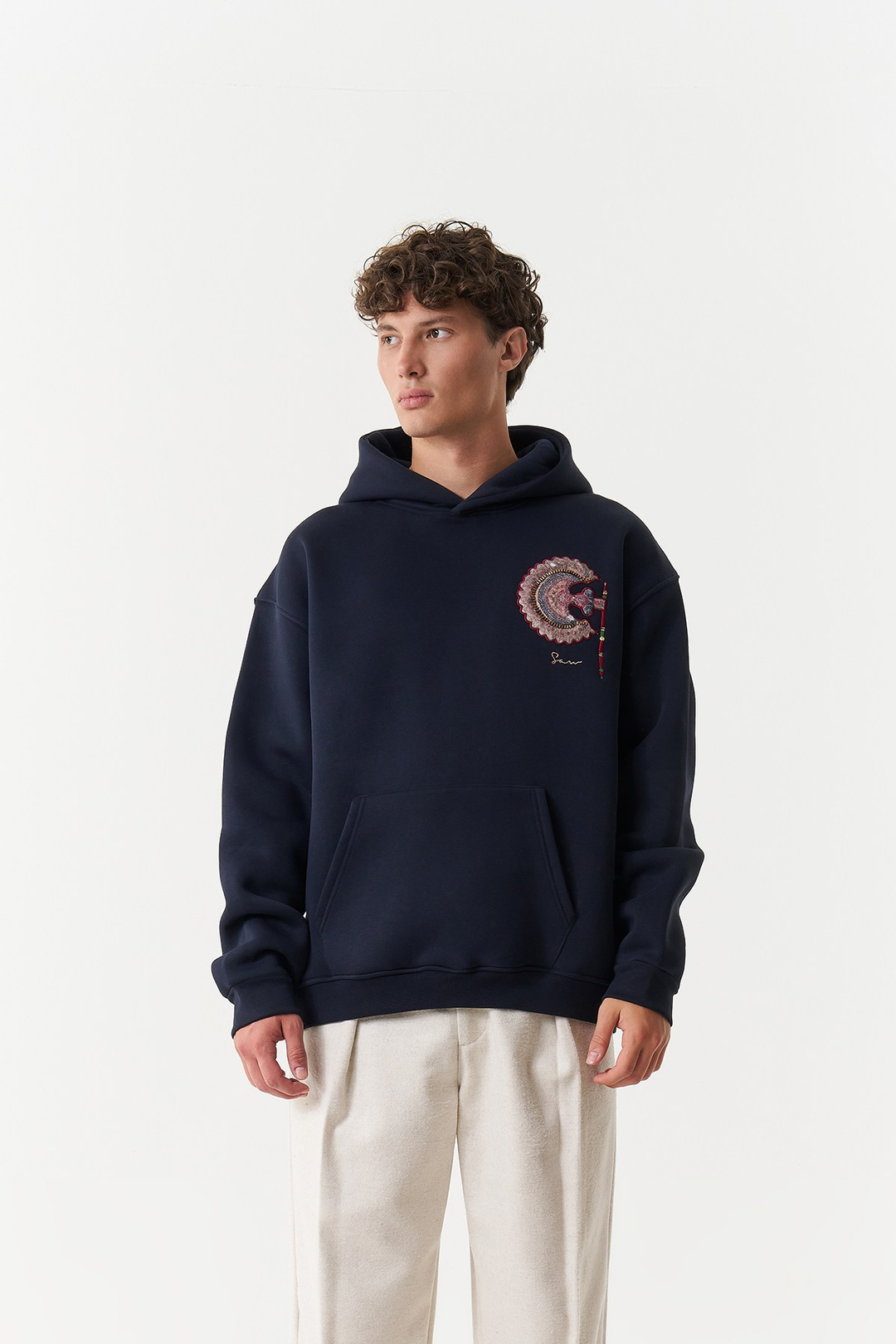 Imperial Relic Oversize Erkek Sweatshirt Lacivert