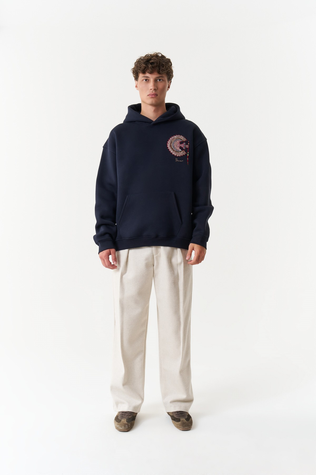 Imperial Relic Oversize Erkek Sweatshirt Lacivert