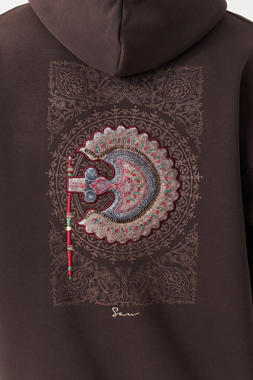 Imperial Relic Oversize Erkek Sweatshirt Kahverengi