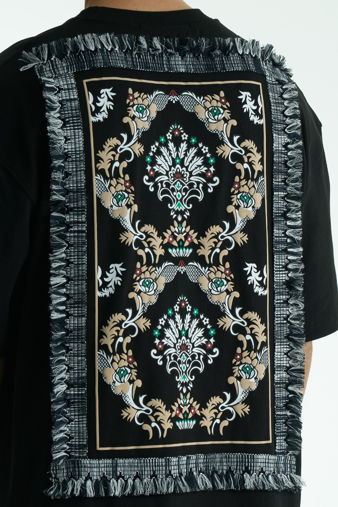 Loom Oversize Erkek Tişört Siyah