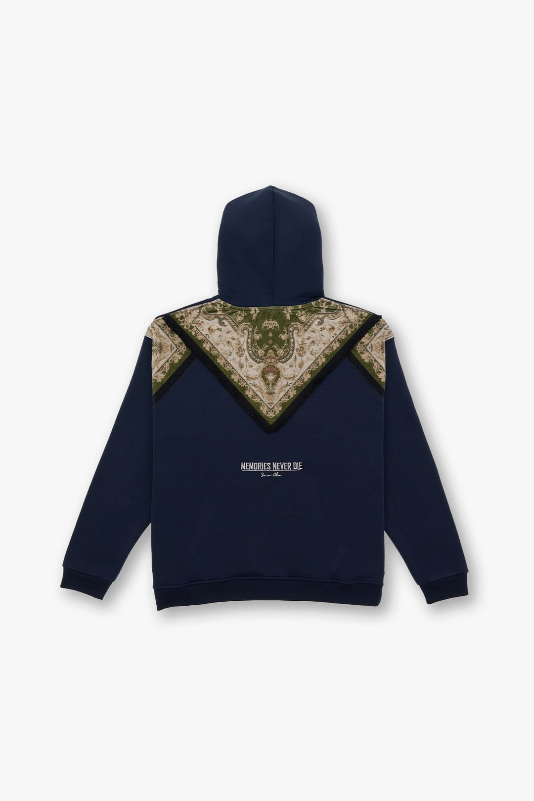 Memories Never Die Oversize Sweatshirt Erkek İndigo