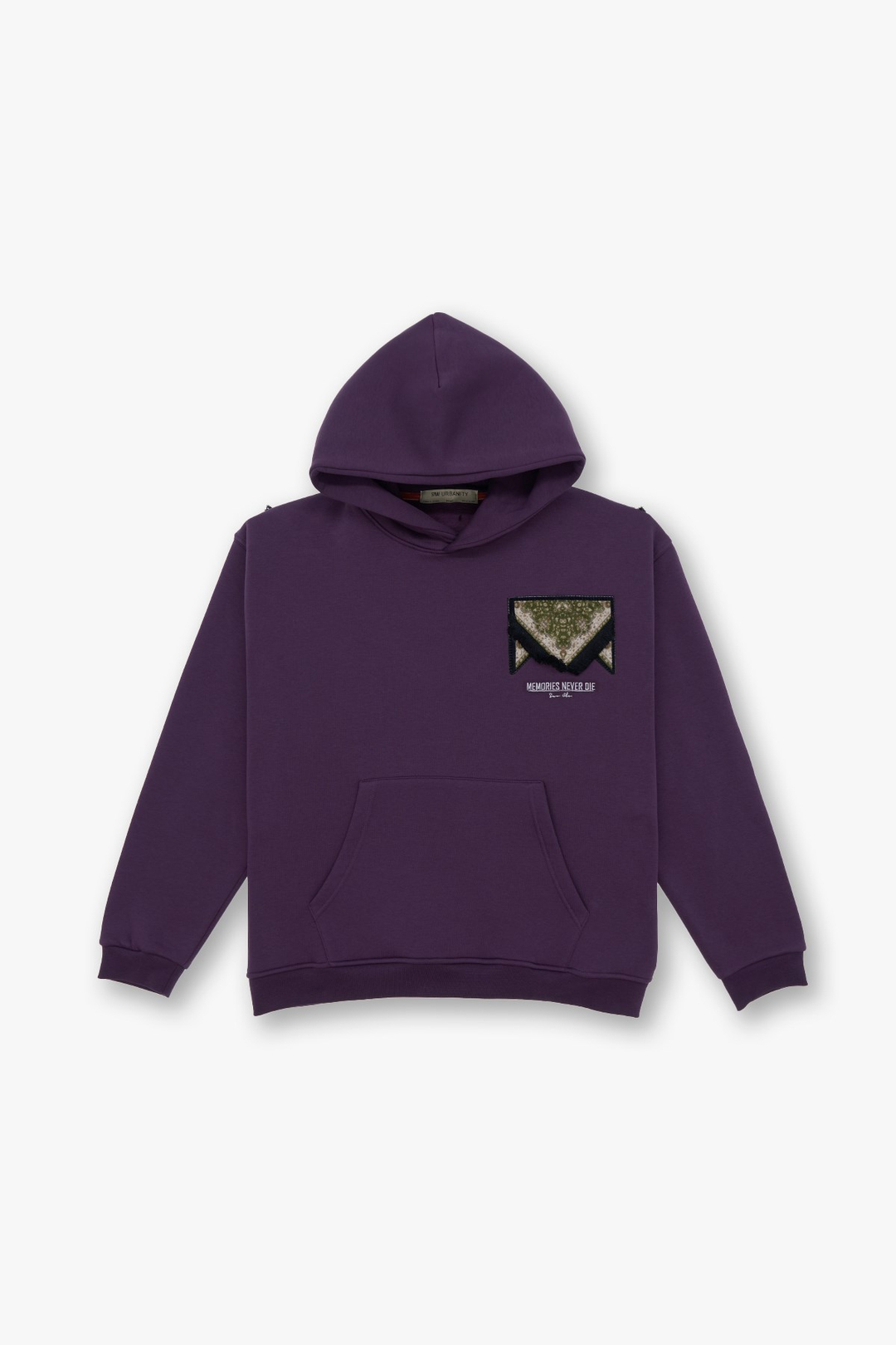 Memories Never Die Oversize Sweatshirt Kadın Mor