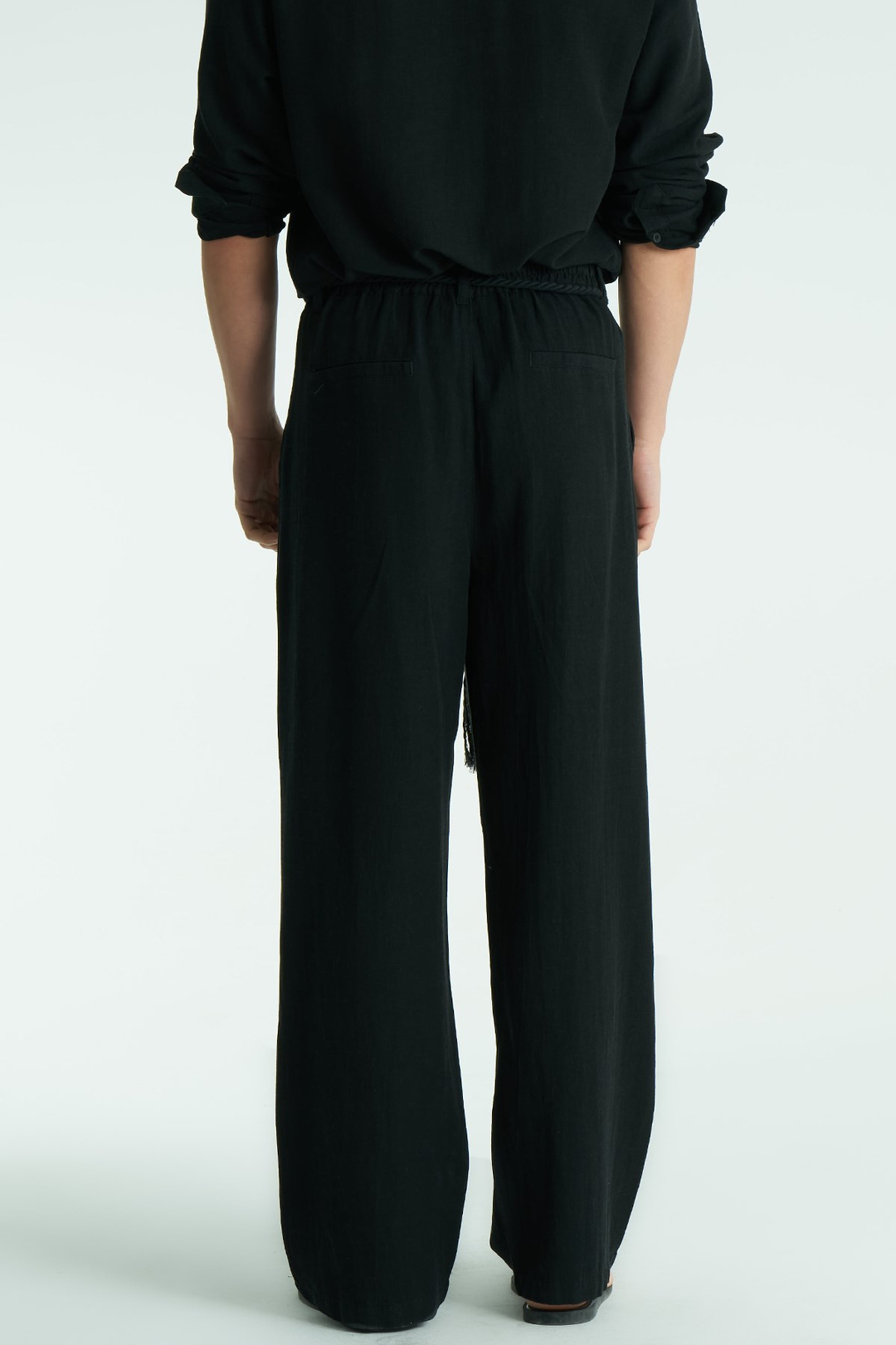 Mono Relaxed Fit Erkek Pantolon Siyah