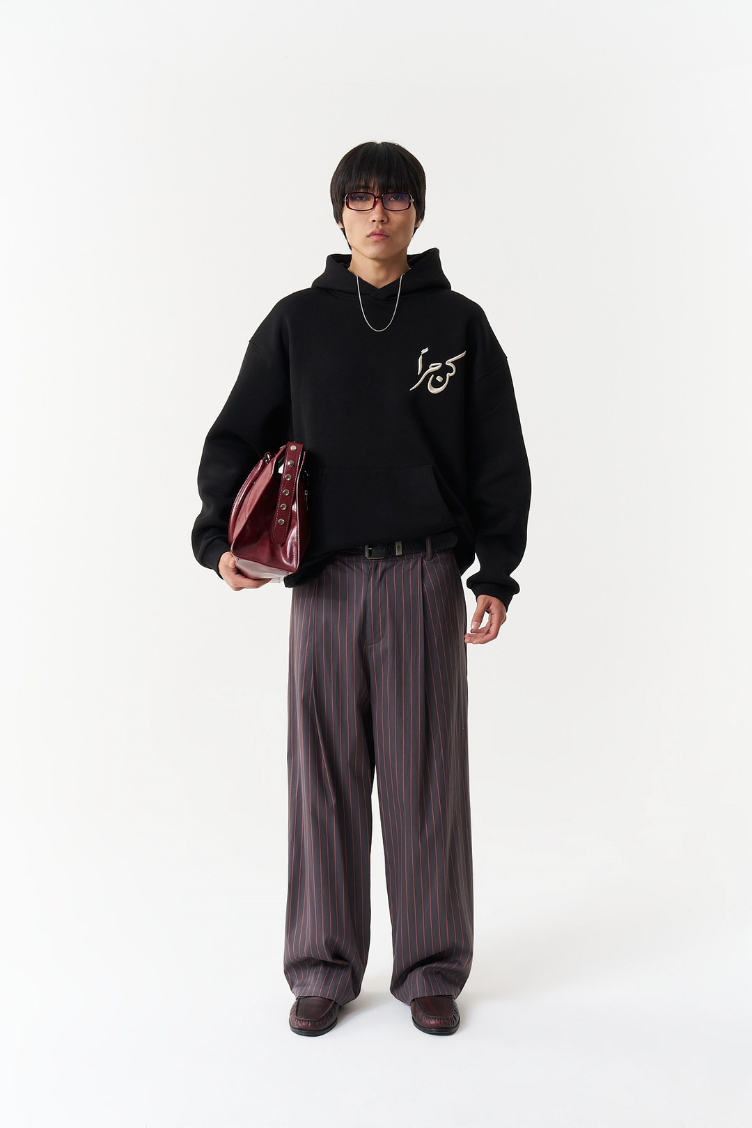 Noble Steed Oversize Erkek Sweatshirt Siyah