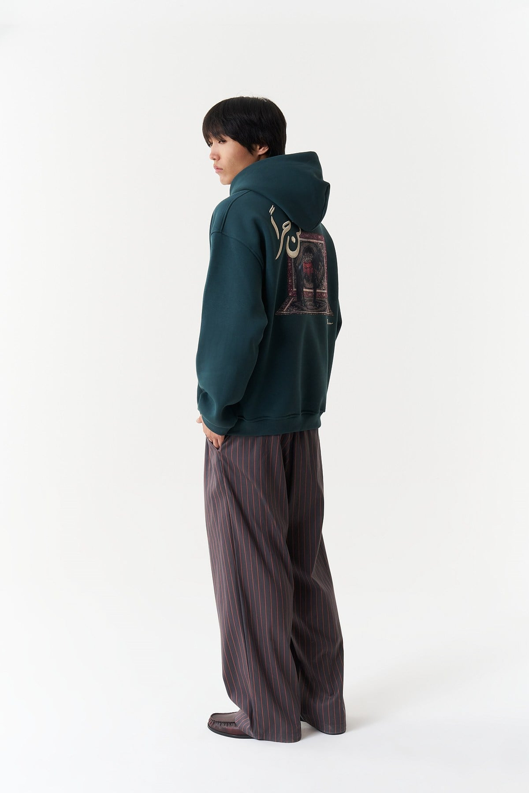 Noble Steed Oversize Erkek Sweatshirt Forest Yeşili