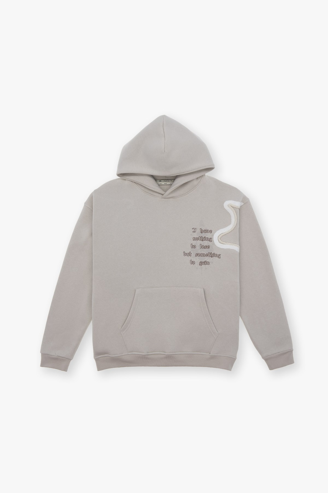 Nothing to Lose Oversize Sweatshirt Erkek Stone