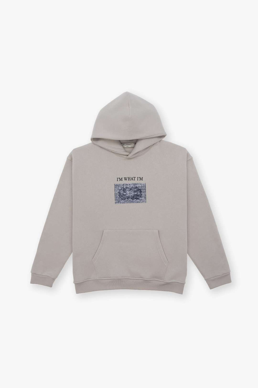 Now Manifesto Oversize Sweatshirt Erkek Stone