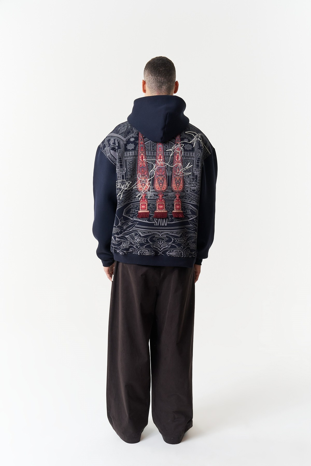 Oriental Legacy Oversize Erkek Sweatshirt Lacivert