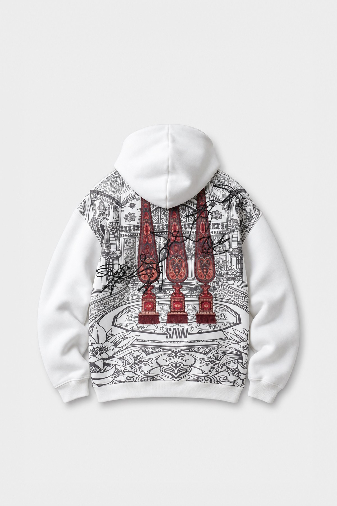 Oriental Legacy Oversize Erkek Sweatshirt Ekru