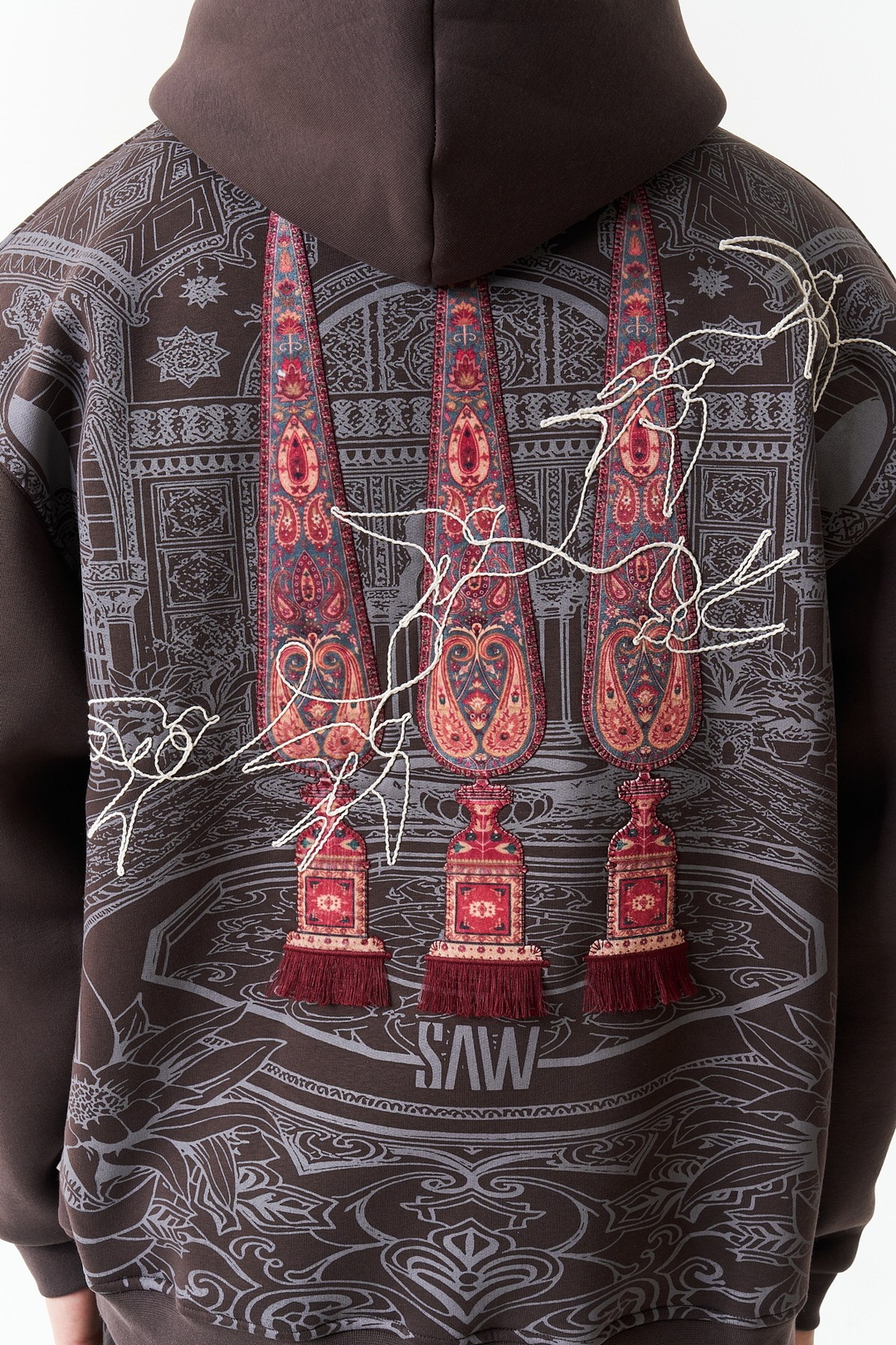 Oriental Legacy Oversize Erkek Sweatshirt Kahverengi