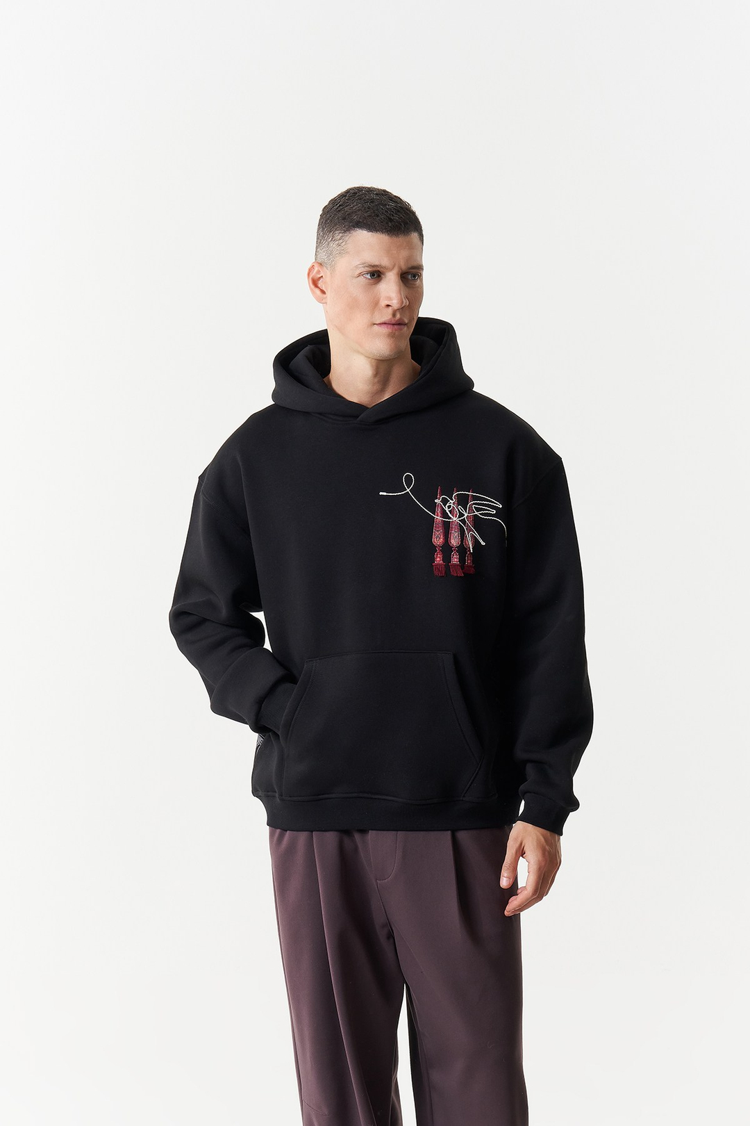 Oriental Legacy Oversize Erkek Sweatshirt Siyah