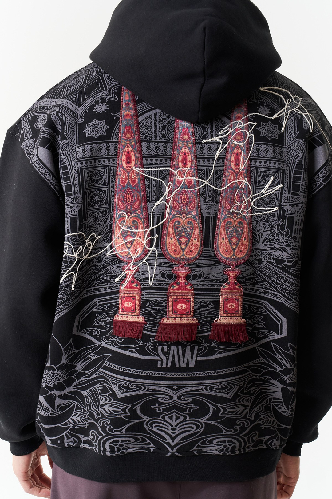 Oriental Legacy Oversize Erkek Sweatshirt Siyah