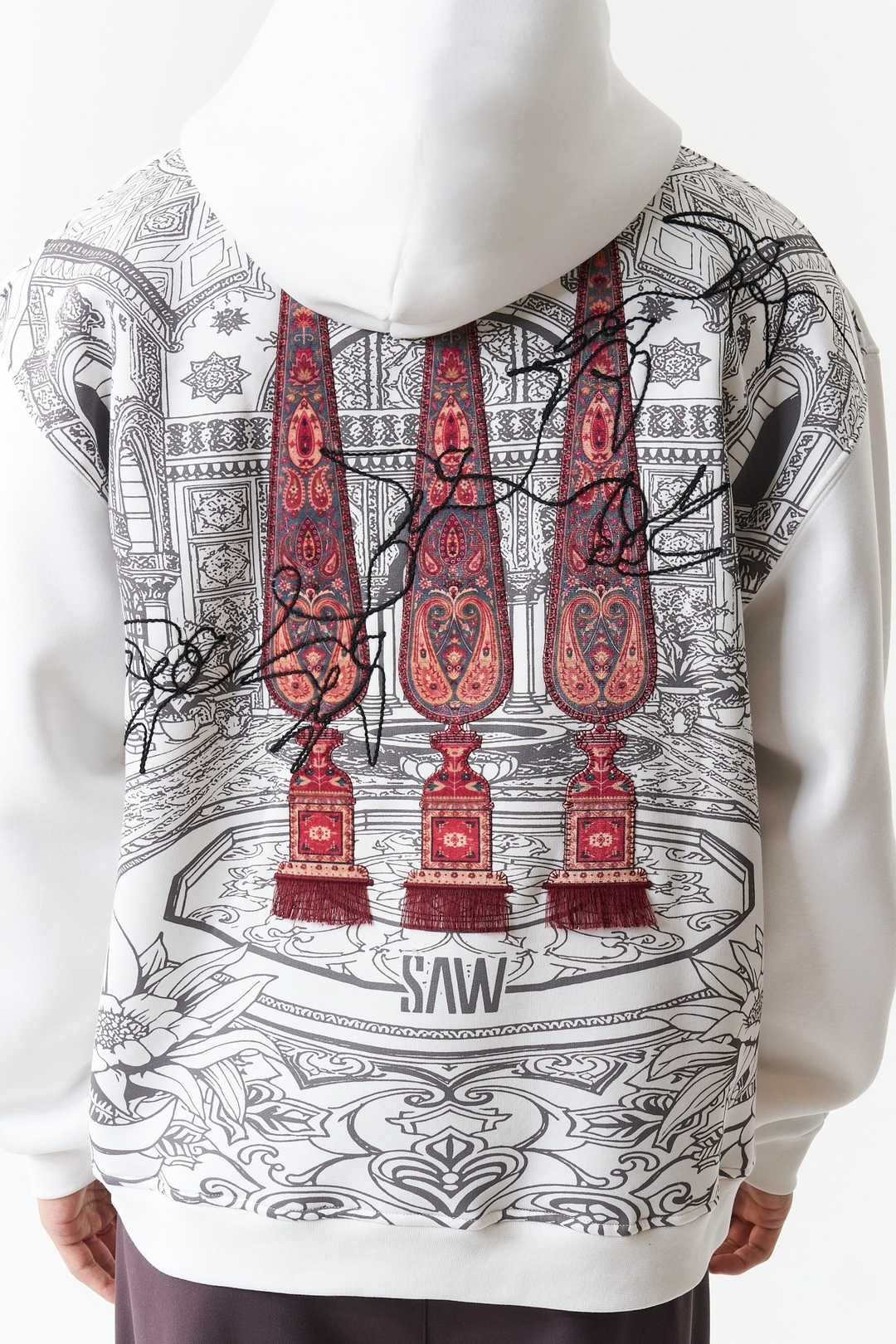 Oriental Legacy Oversize Erkek Sweatshirt Ekru