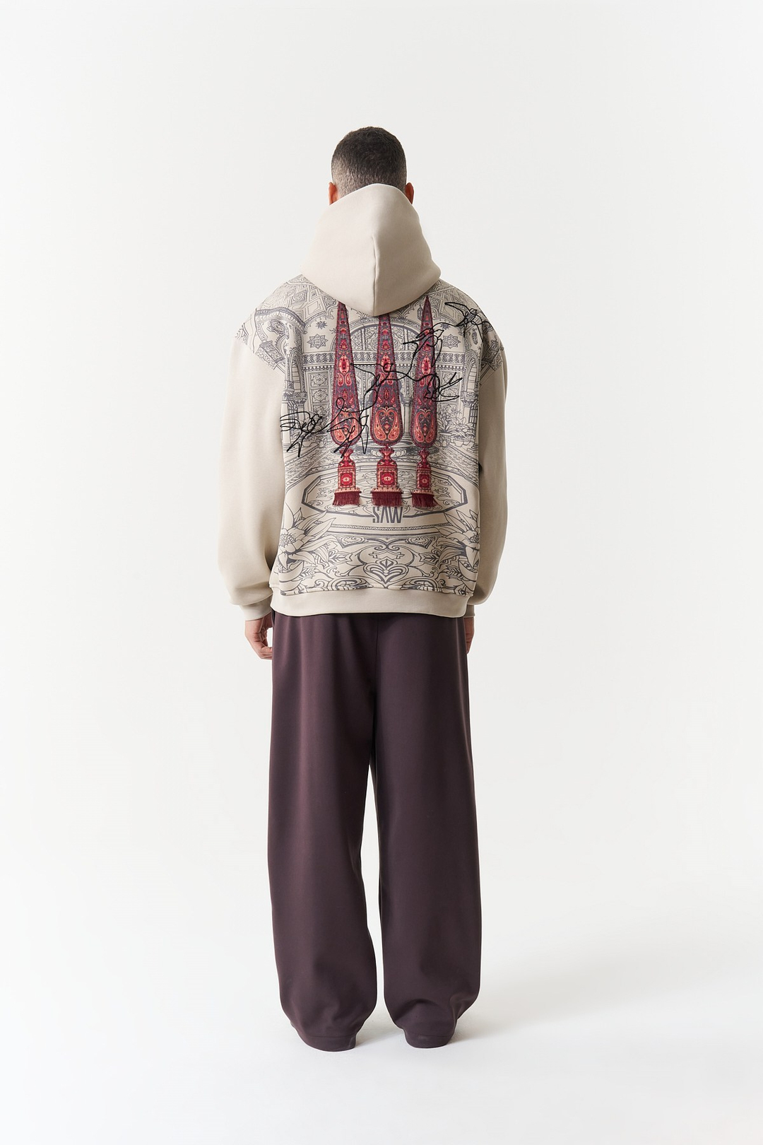 Oriental Legacy Oversize Erkek Sweatshirt Stone