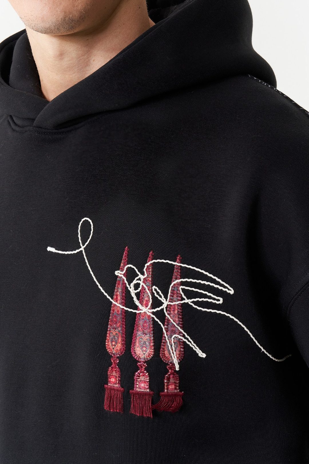 Oriental Legacy Oversize Erkek Sweatshirt Siyah