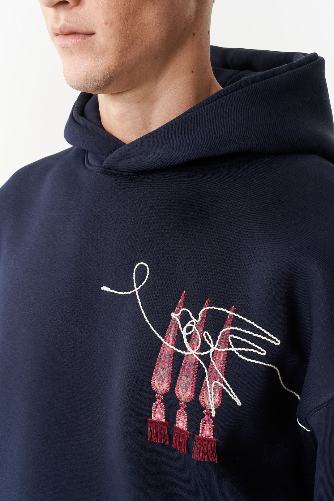 Oriental Legacy Oversize Erkek Sweatshirt Lacivert
