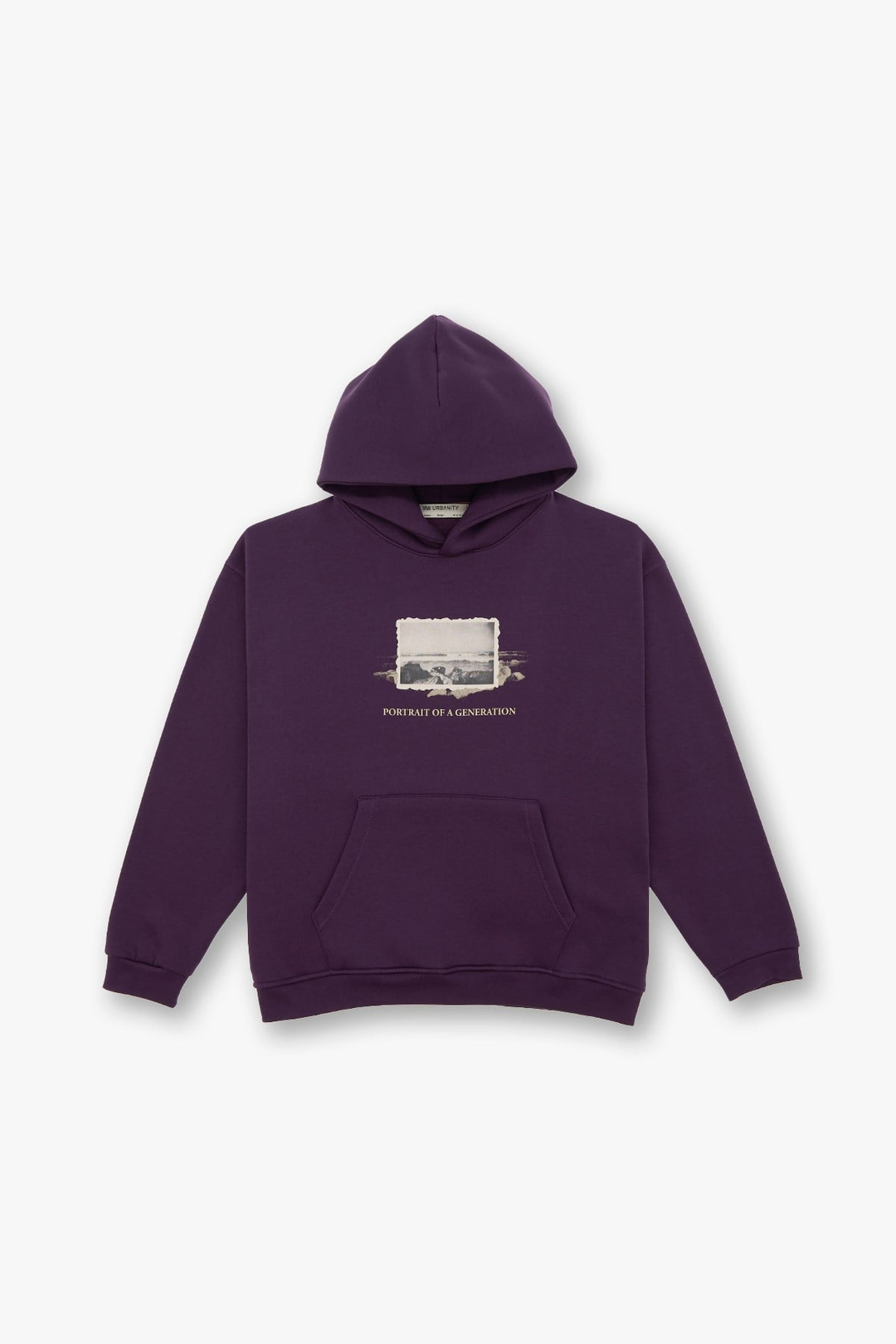Portrait of a Generation Oversize Sweatshirt Erkek Mor