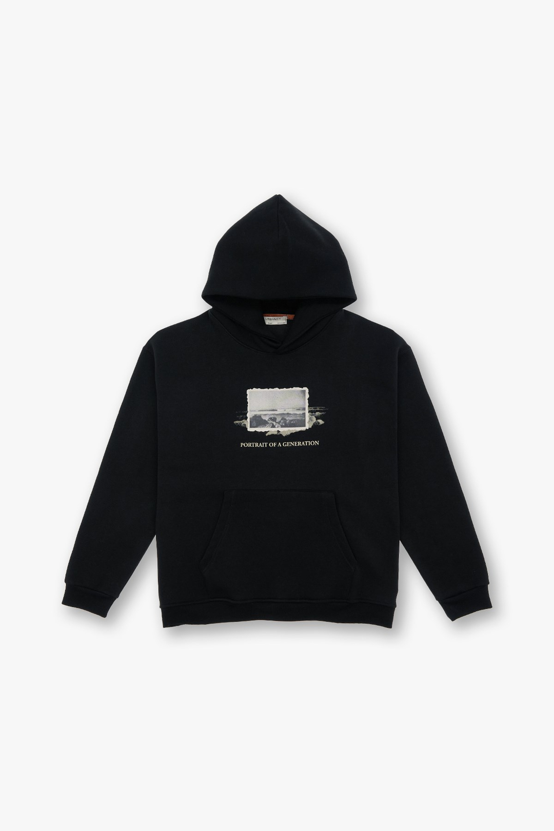Portrait of a Generation Oversize Sweatshirt Kadın Siyah