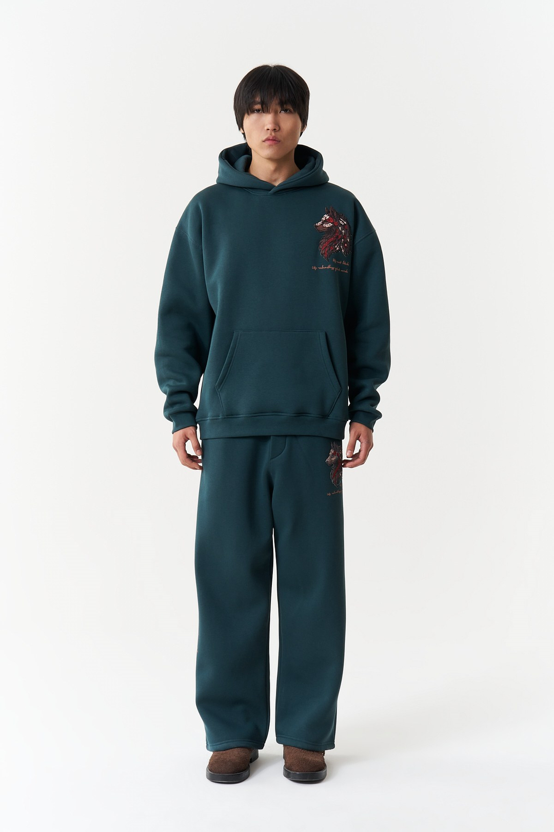 Relentless Instinct Oversize Erkek Eşofman Altı Forest Yeşili
