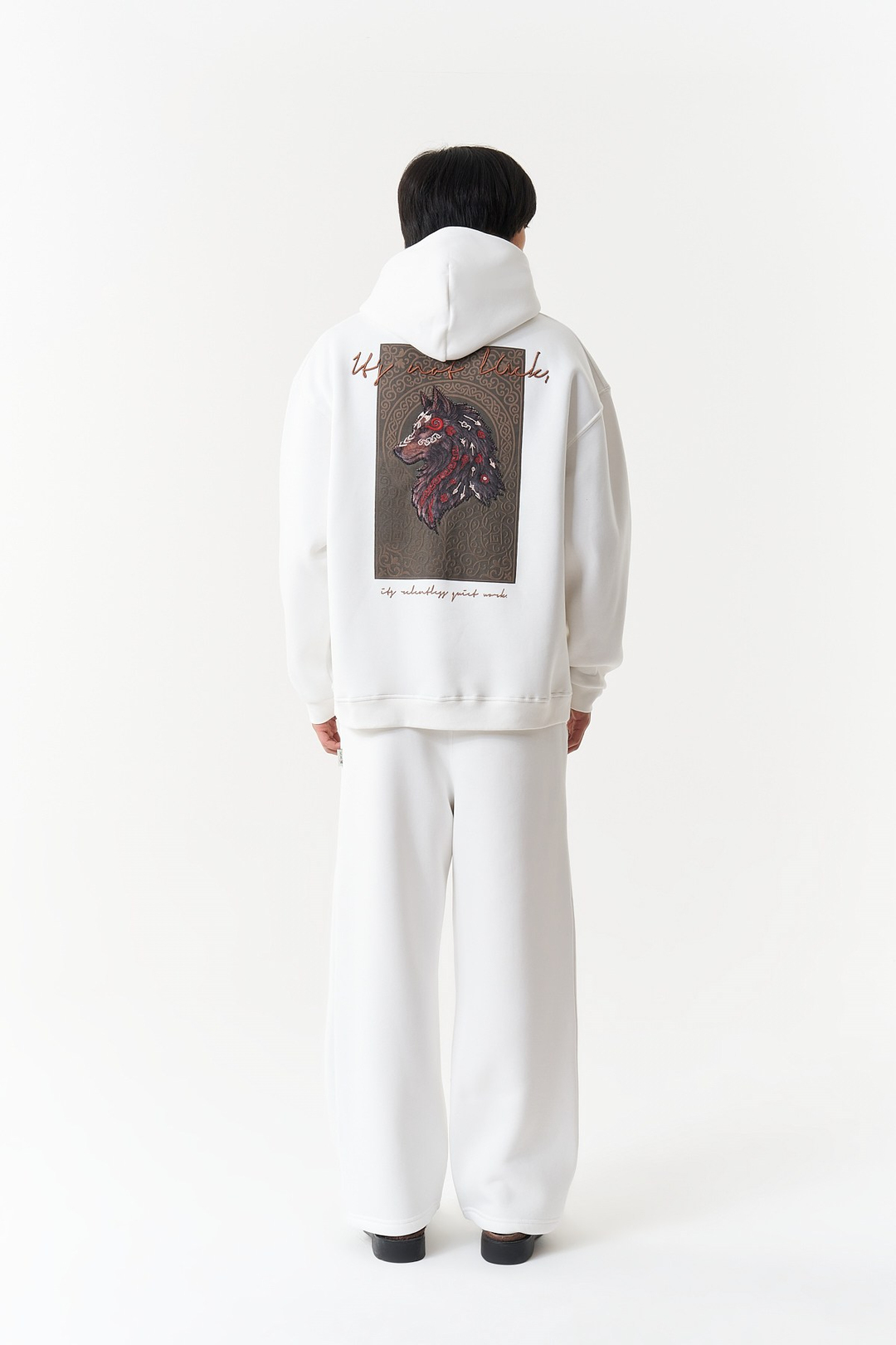 Relentless Instinct Oversize Erkek Sweatshirt Ekru
