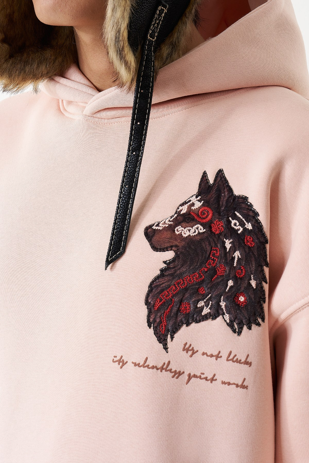 Relentless Instinct Oversize Erkek Sweatshirt Pembe