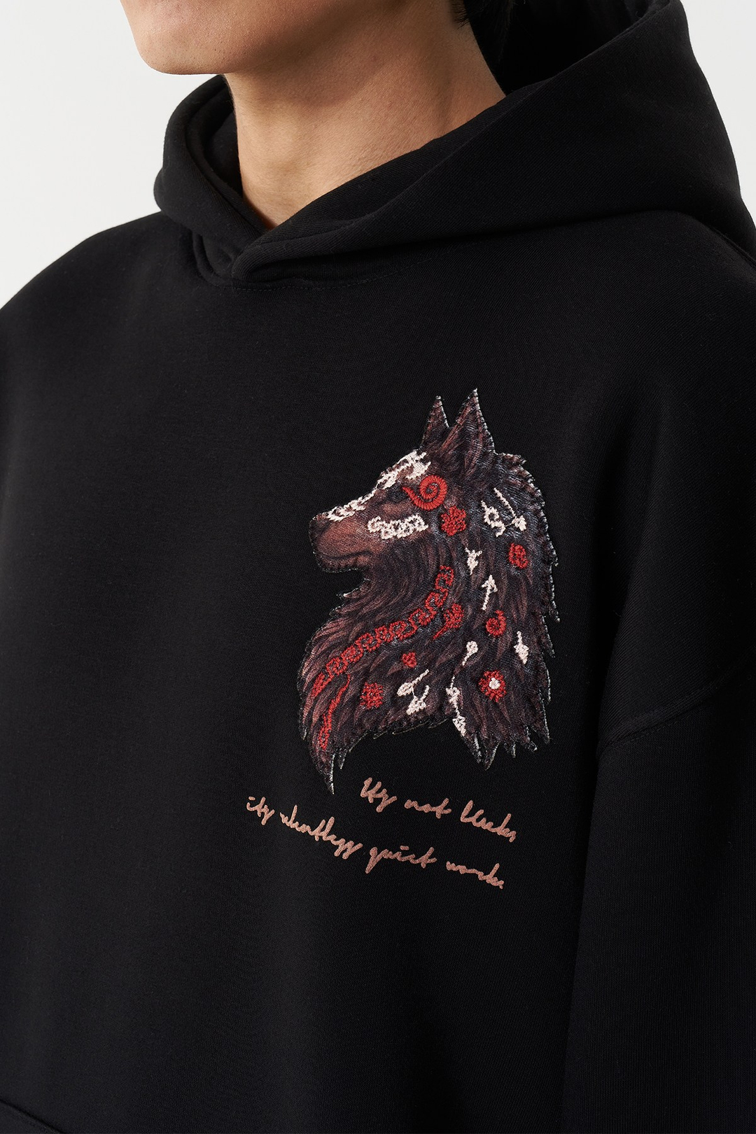 Relentless Instinct Oversize Erkek Sweatshirt Siyah