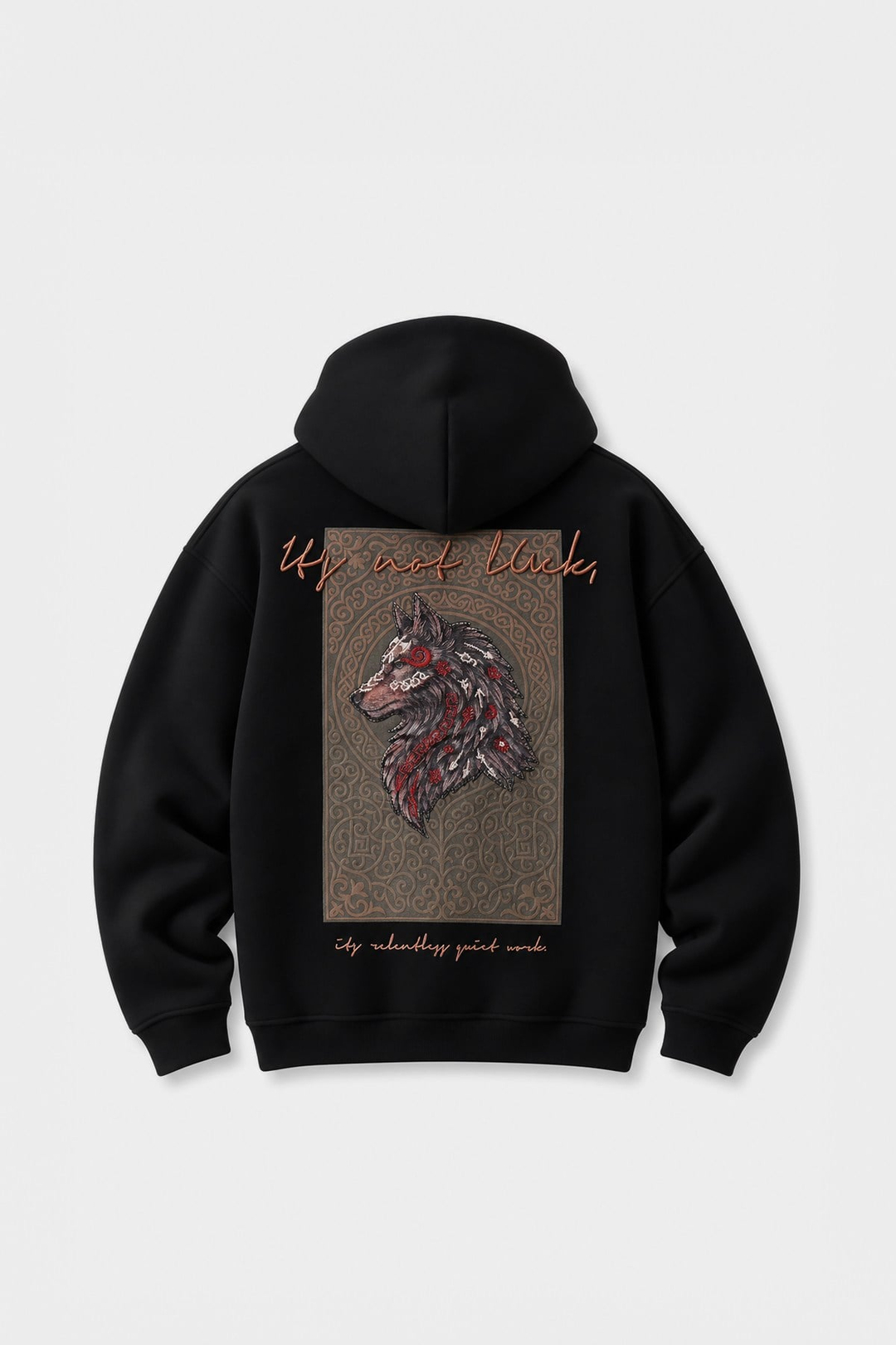 Relentless Instinct Oversize Erkek Sweatshirt Siyah