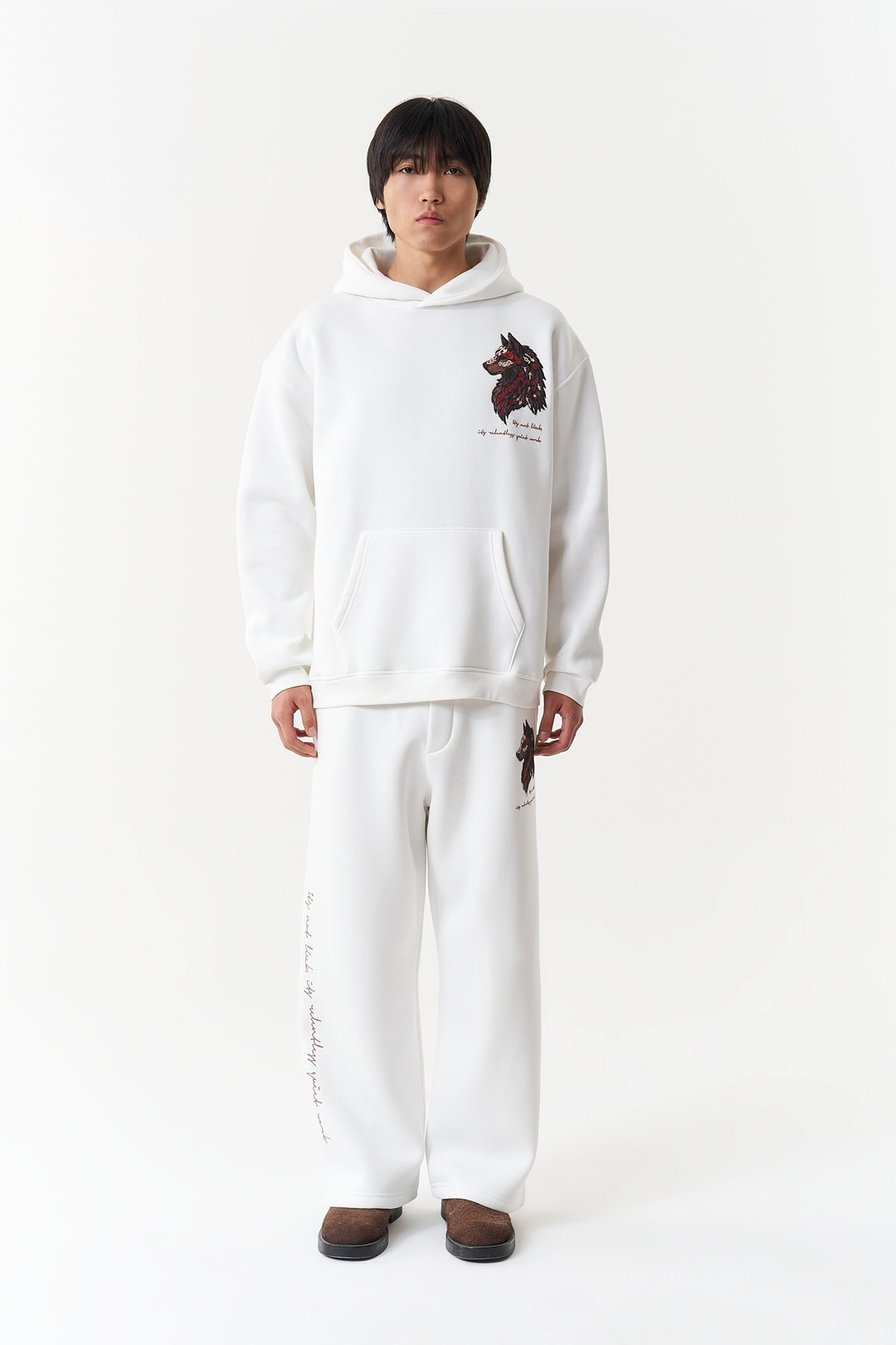 Relentless Instinct Oversize Erkek Sweatshirt Ekru