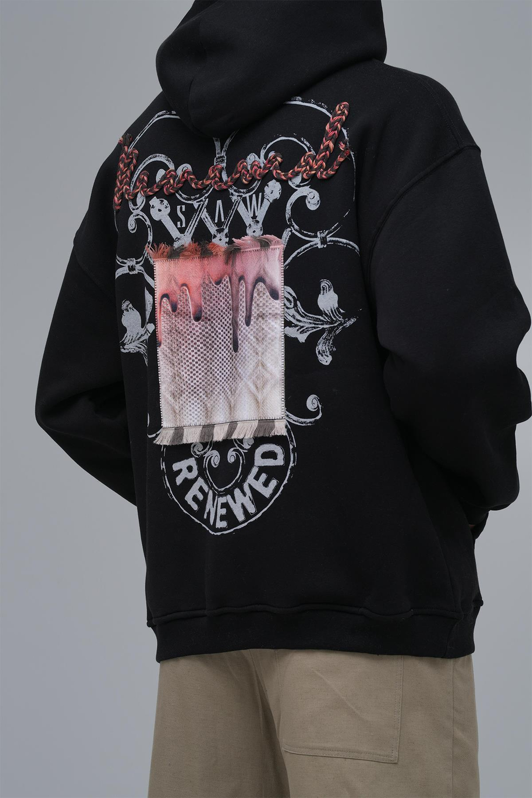 Renewed Flow Oversize Sweatshirt Erkek Siyah