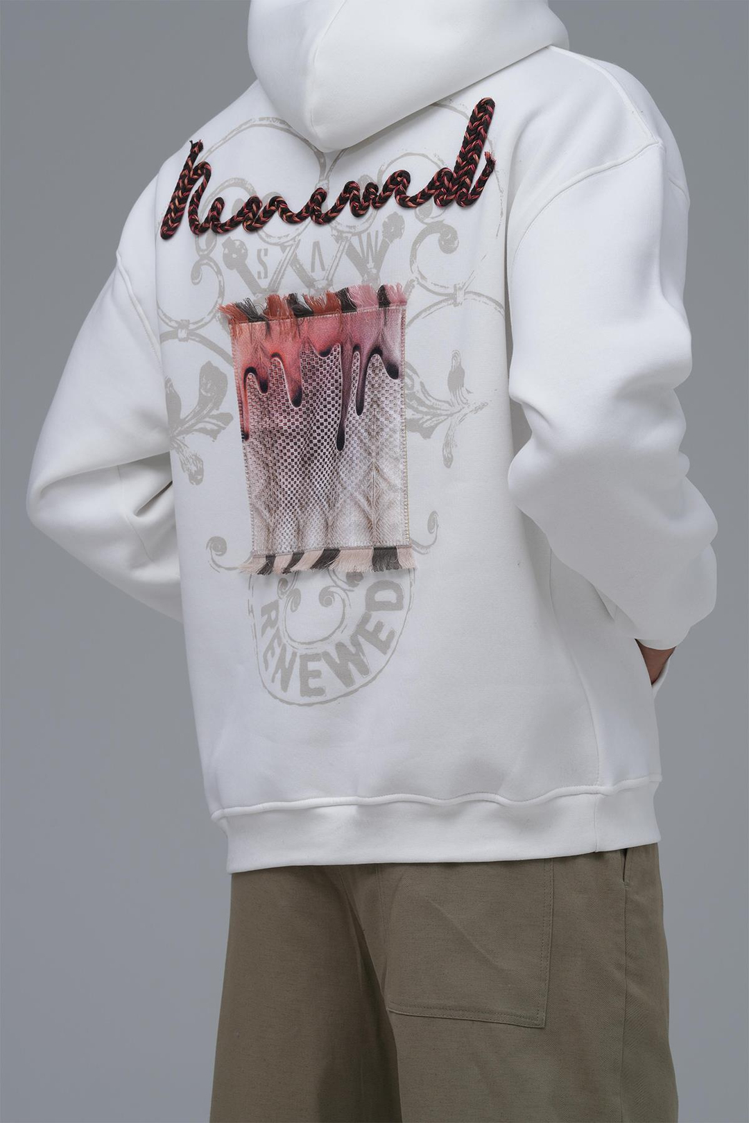 Renewed Flow Oversize Sweatshirt Erkek Ekru