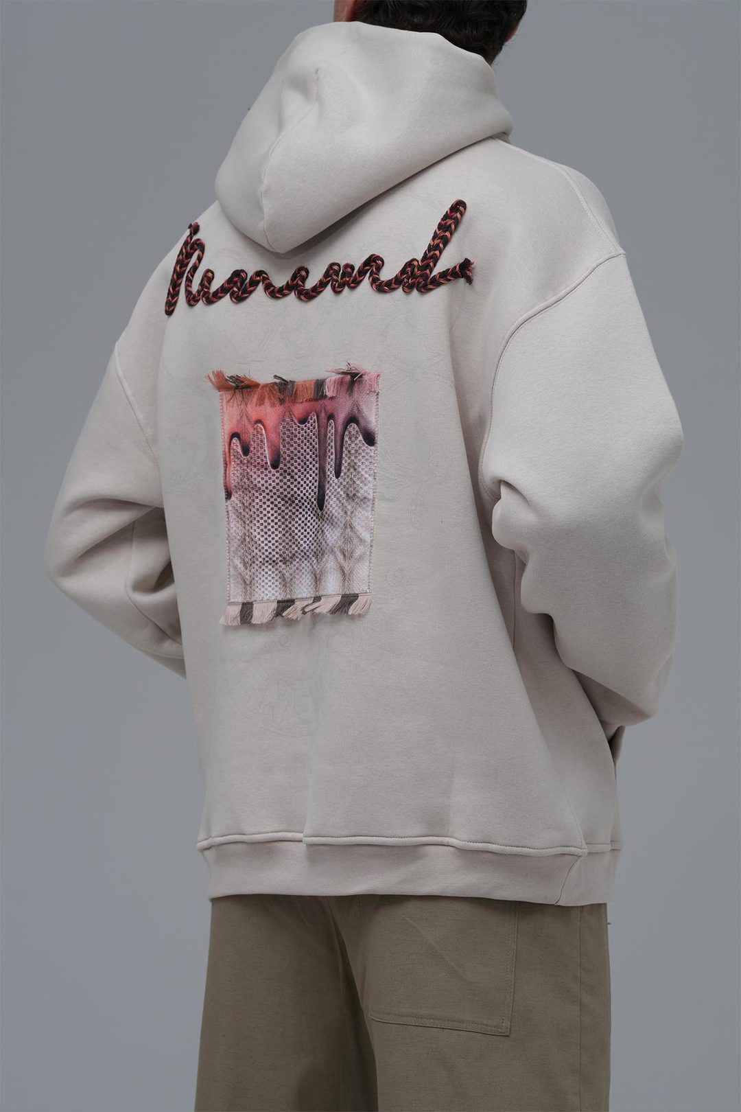 Renewed Flow Oversize Sweatshirt Erkek Stone