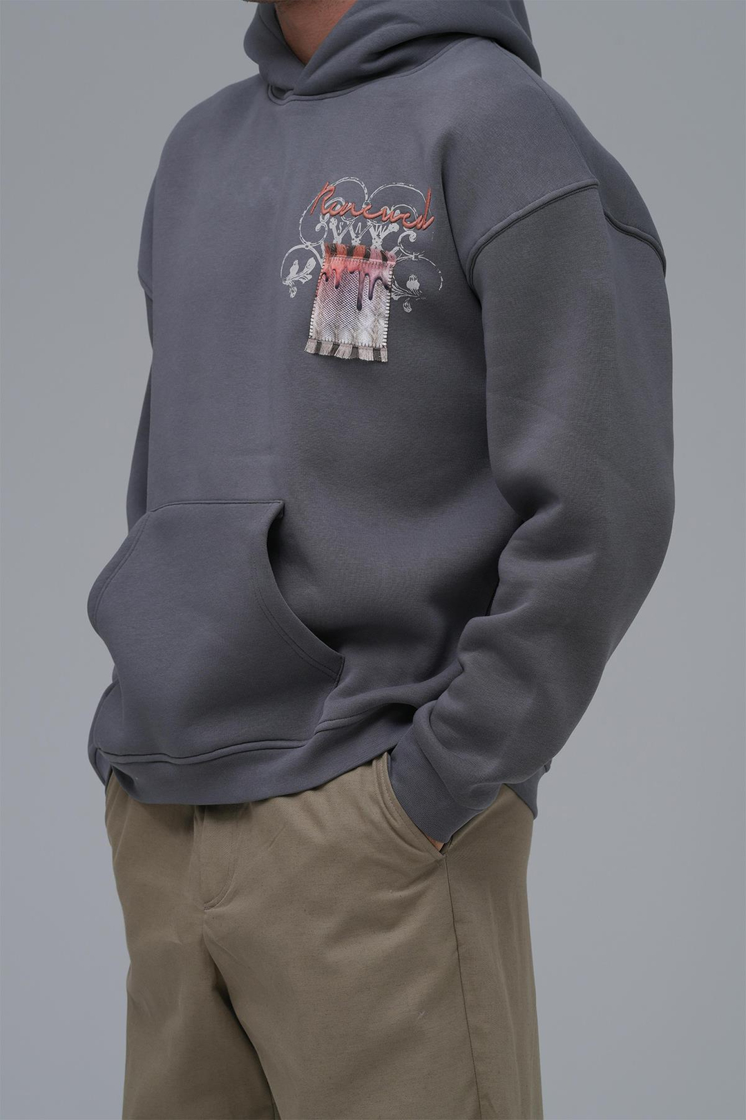 Renewed Flow Oversize Sweatshirt Erkek Füme