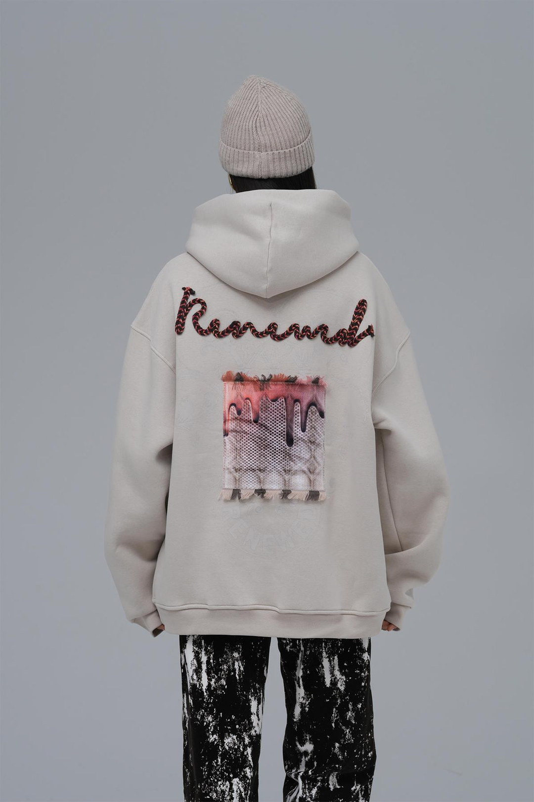 Renewed Flow Oversize Sweatshirt Kadın Stone