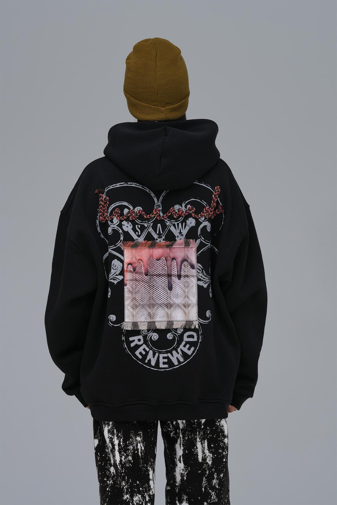 Renewed Flow Oversize Sweatshirt Kadın Siyah
