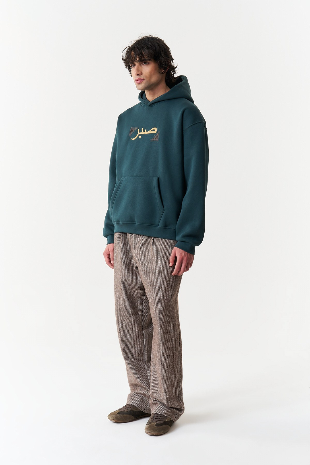 Sabr Heritage Oversize Erkek Sweatshirt Yeşil