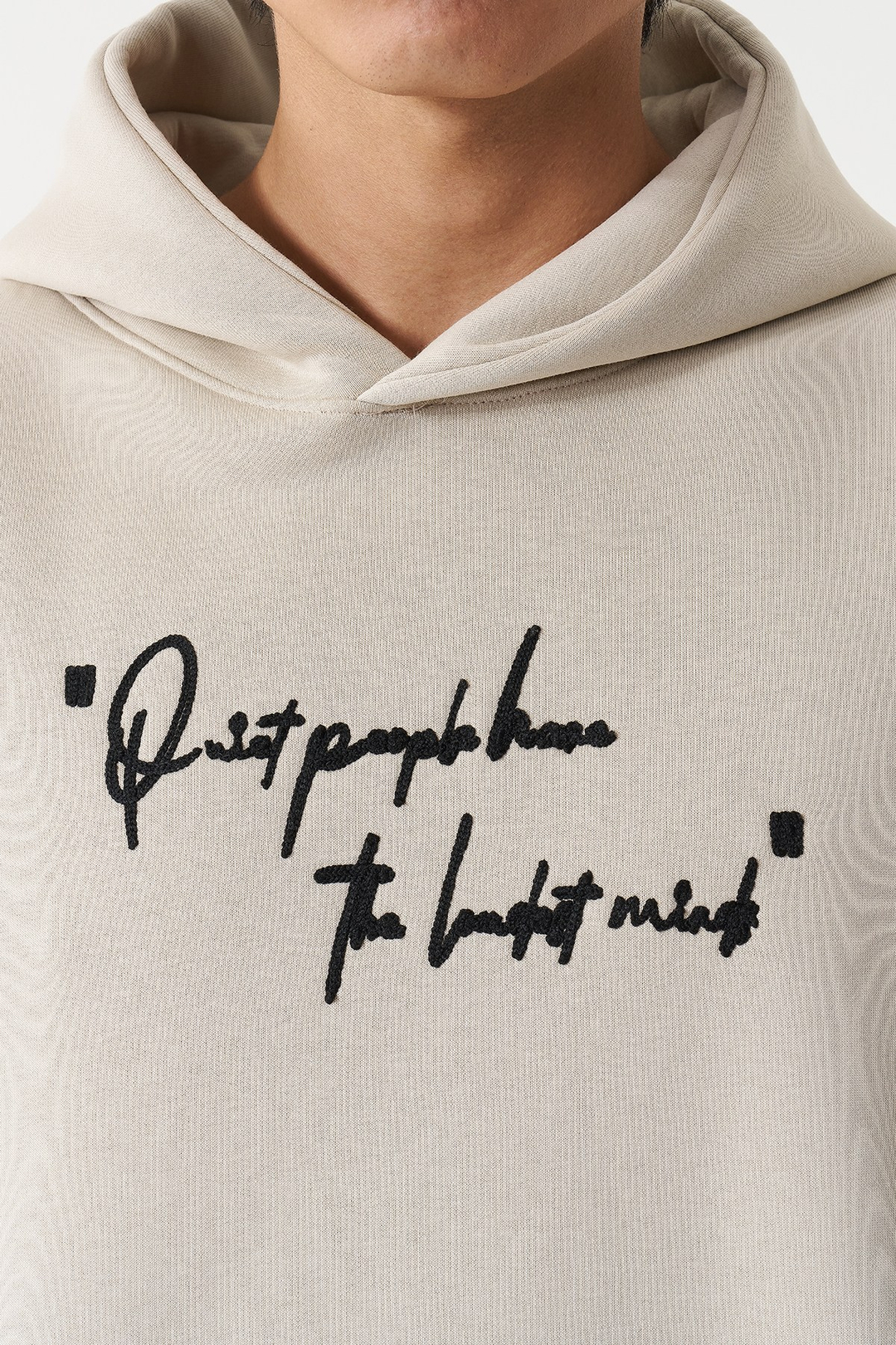 Silent Intensity Oversize Erkek Sweatshirt Stone