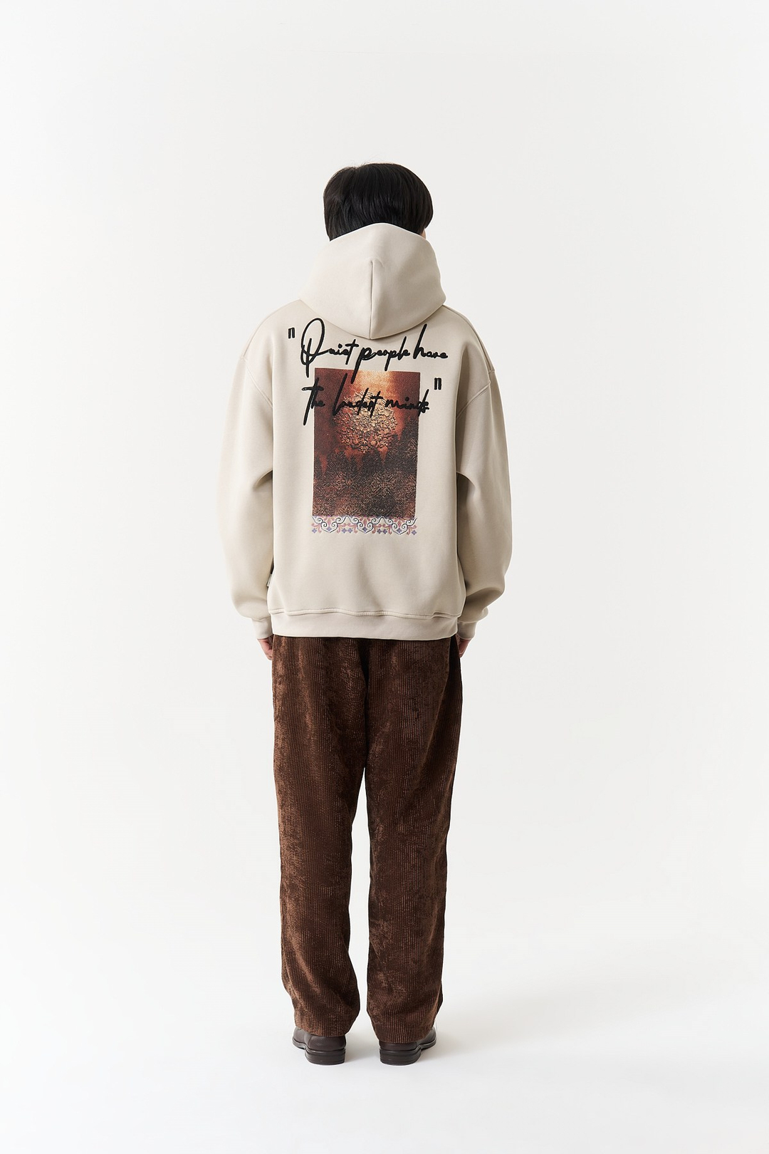 Silent Intensity Oversize Erkek Sweatshirt Stone
